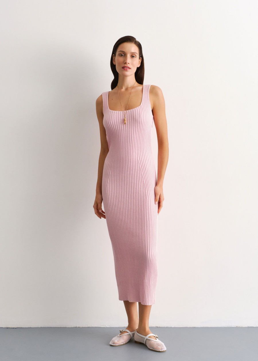 Women 25 UNION | Grace Open Back Dress Pink