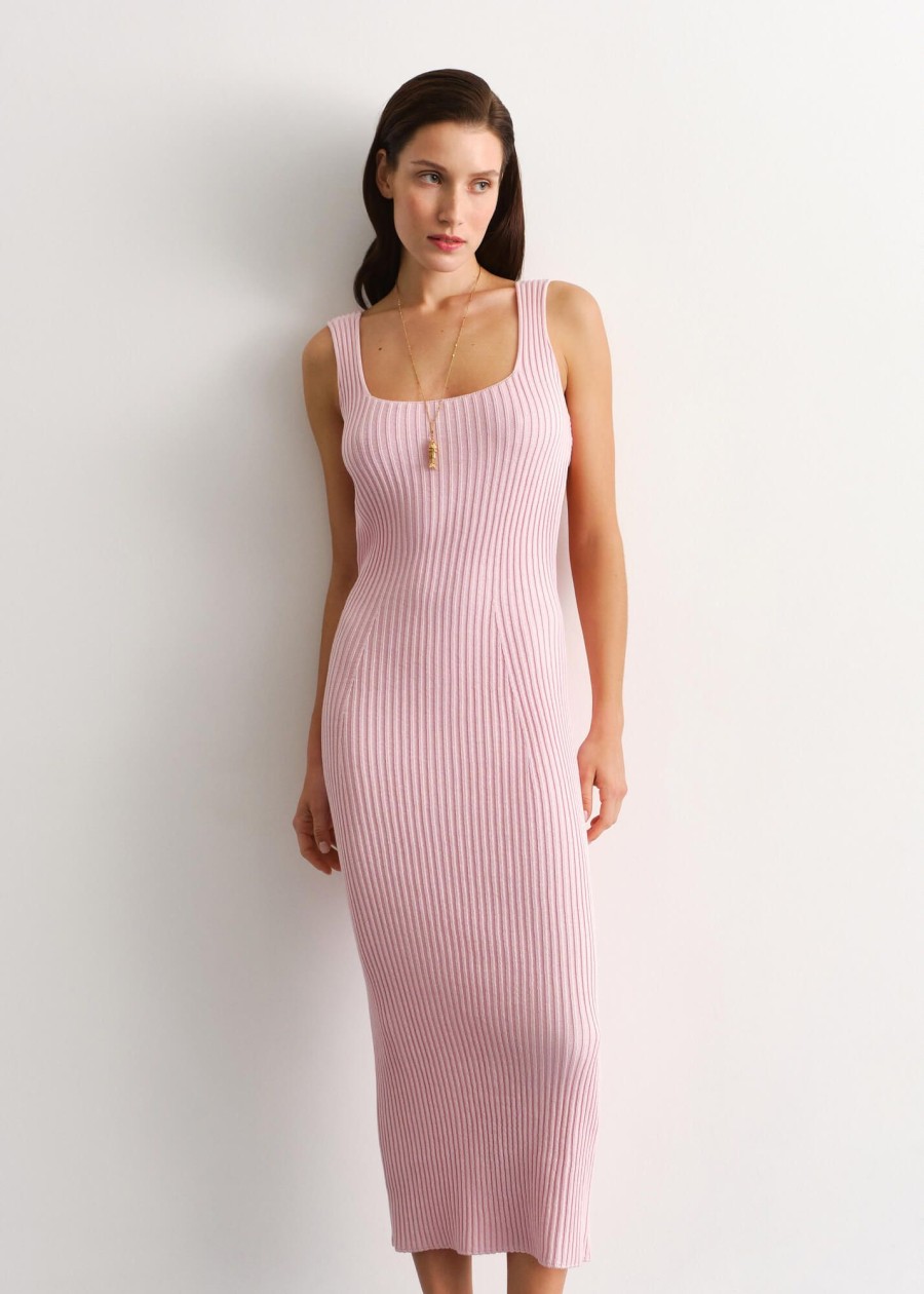 Women 25 UNION | Grace Open Back Dress Pink