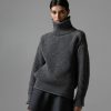 Women 25 UNION | Turtleneck Sweater Dark Gray