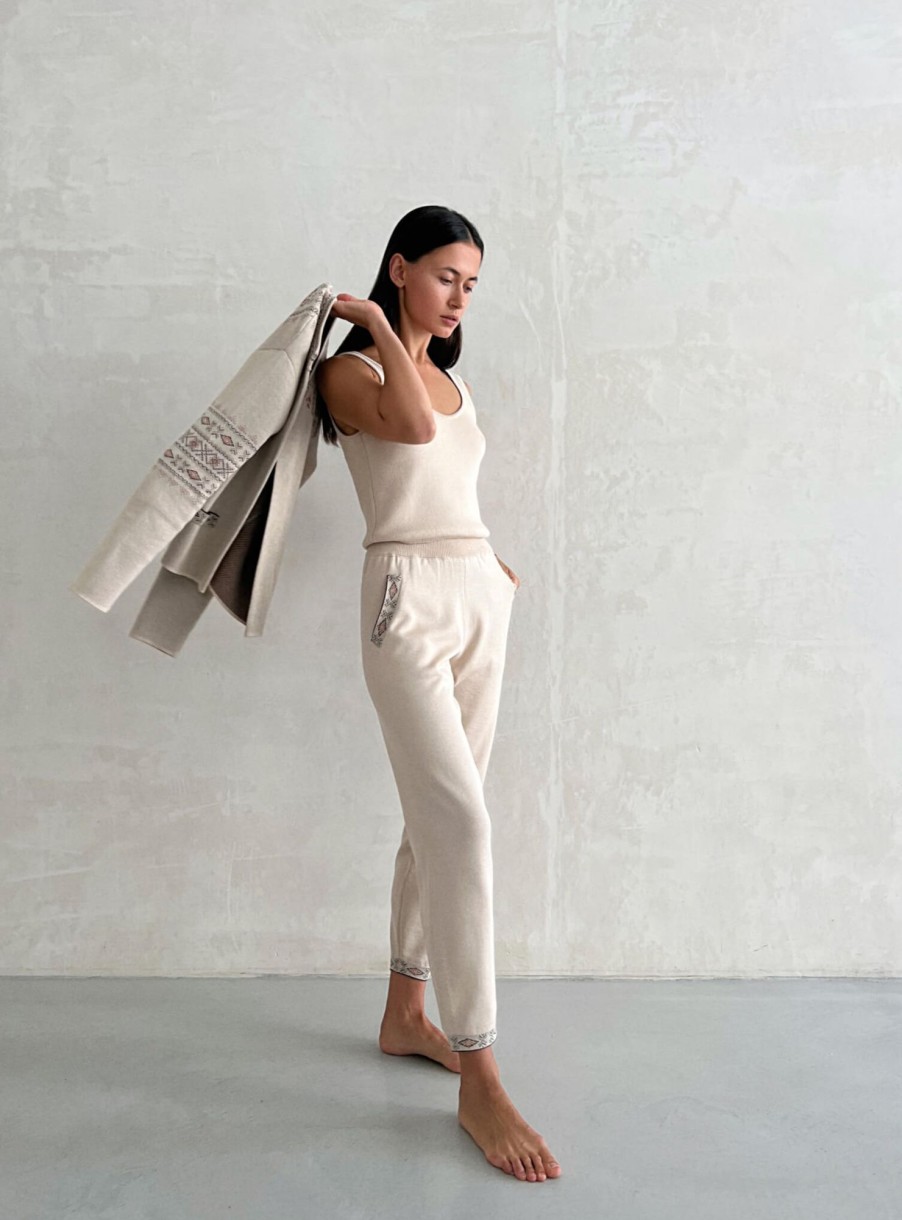 Women 25 UNION | Trousers Are The Power Of Generations Cream