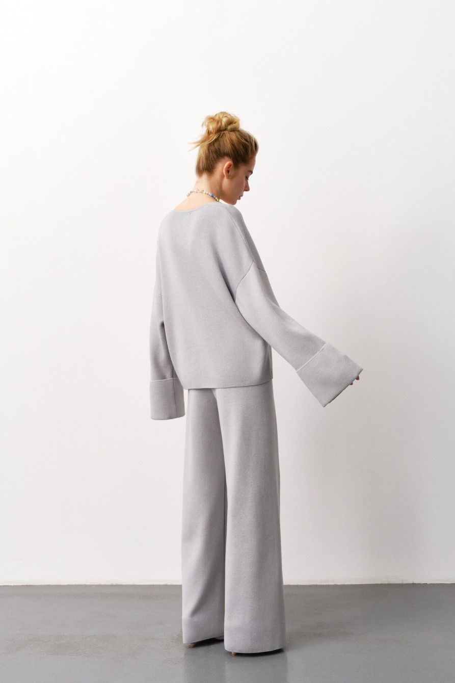 Women 25 UNION | Loose Cut Jumper Windy Milk Gray