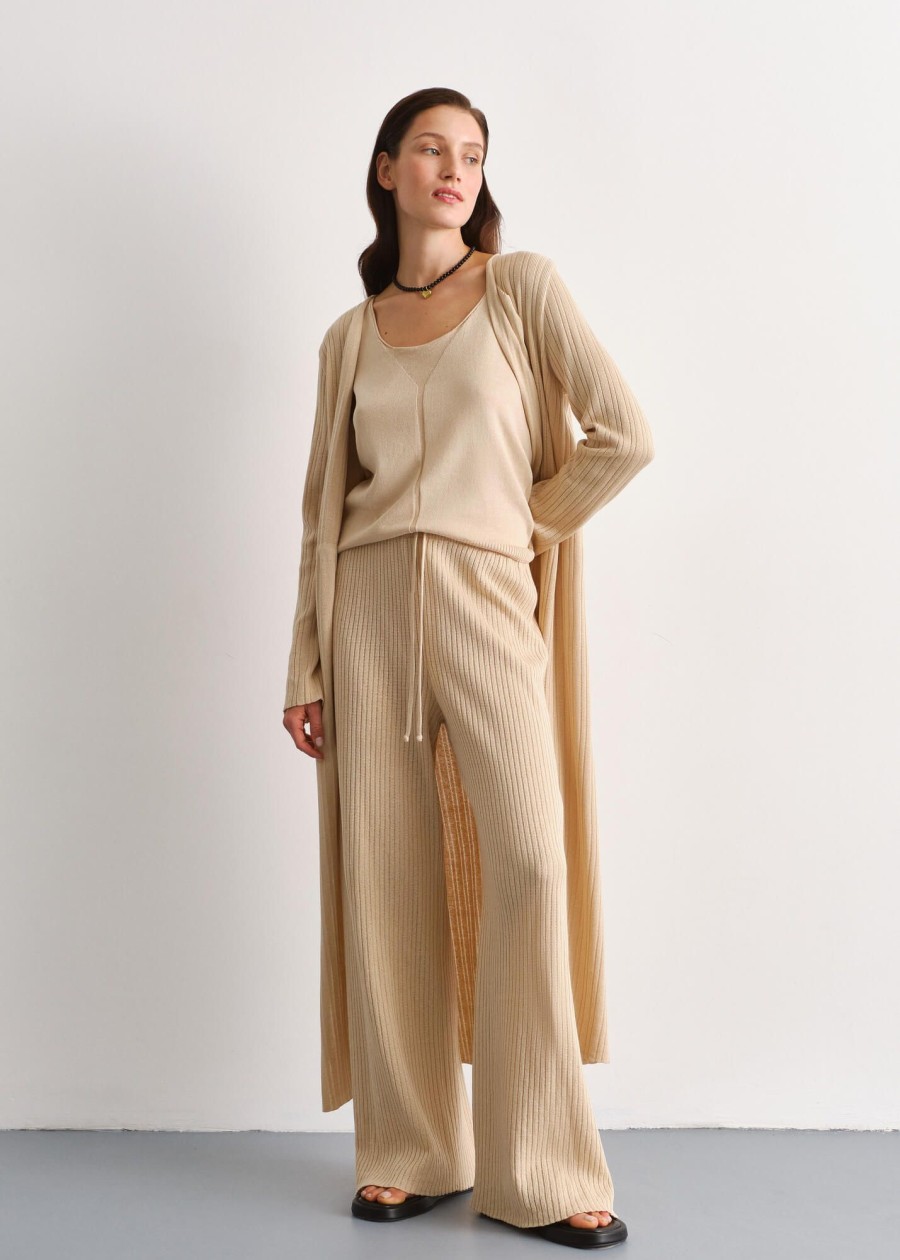 Women 25 UNION | Ribbed Cardigan Cream