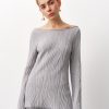 Women 25 UNION | Jumper With Textured Pattern Primavera Gray