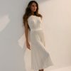 Women 25 UNION | Midi Dress Openwork Milk