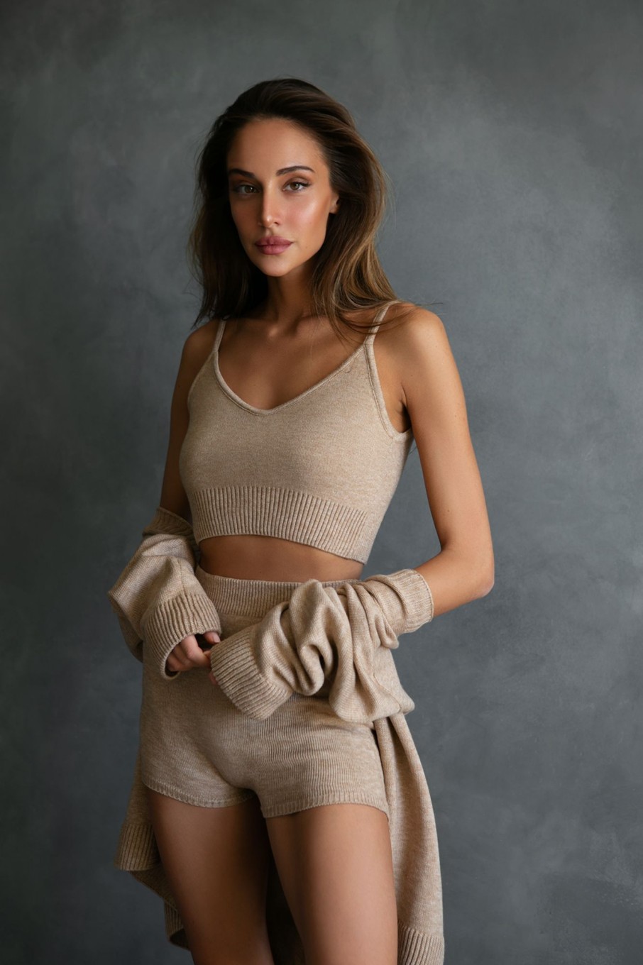 Women 25 UNION | Cardigan Spa Beige