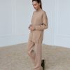 Women 25 UNION | Oversized Sweater With Caramel Slits