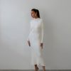 Women 25 UNION | Long Dress Ribbed Milk