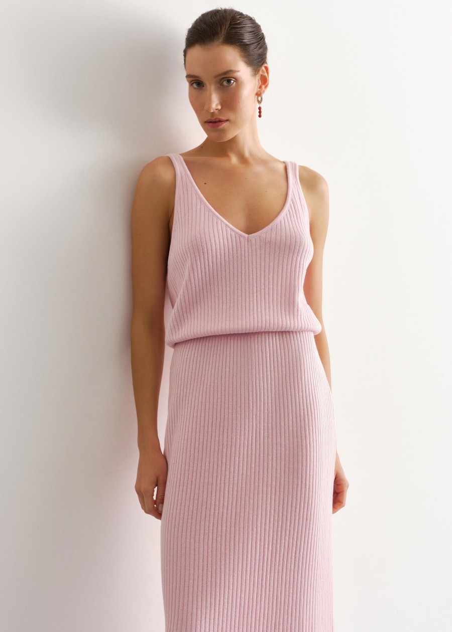 Women 25 UNION | Sundress Mantra With Drawstring Pink