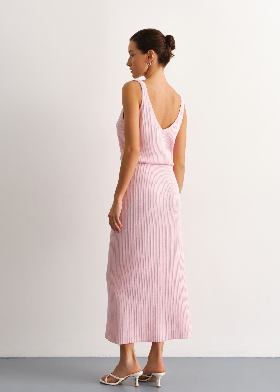 Women 25 UNION | Sundress Mantra With Drawstring Pink