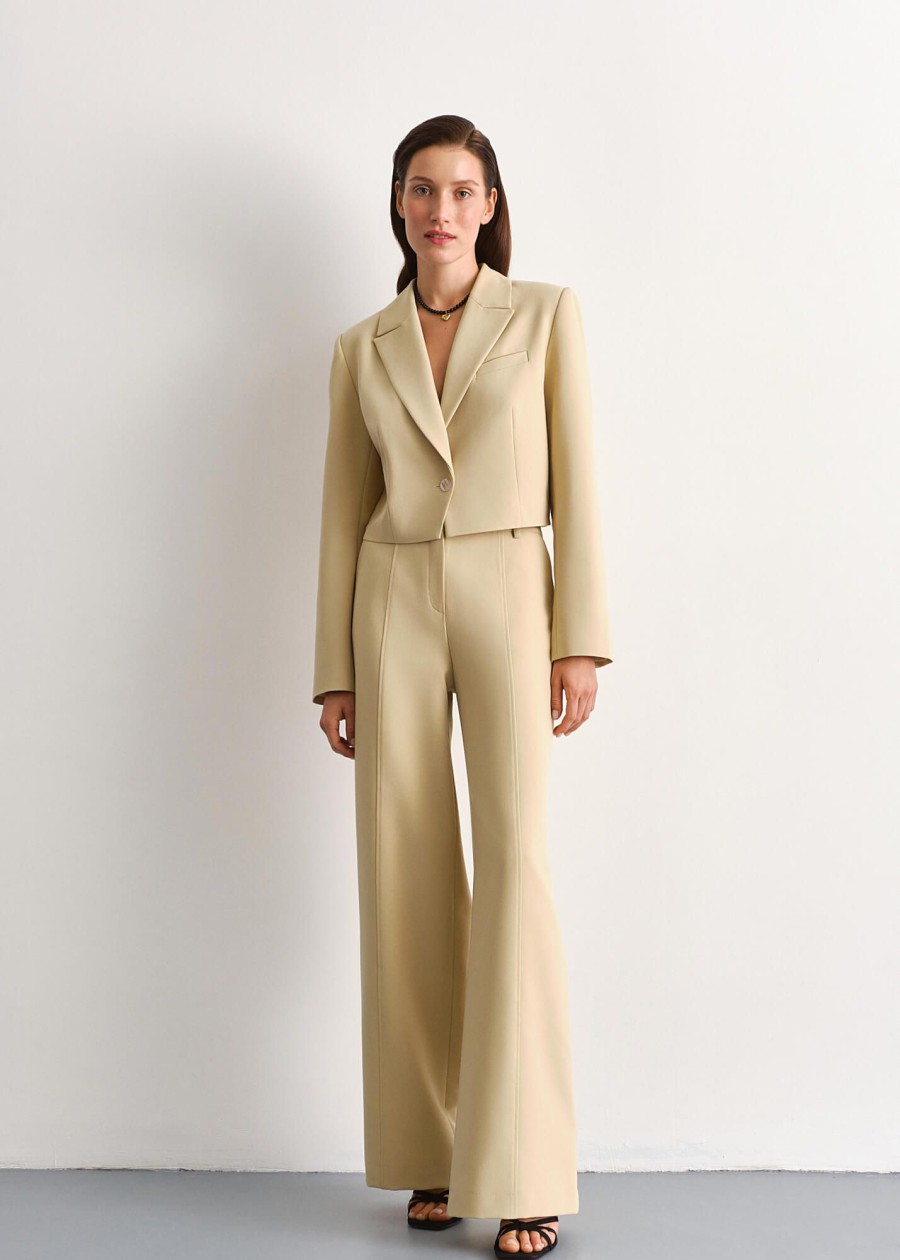 Women 25 UNION | Valerie Straight Trousers Cream