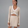 Women 25 UNION | Mini Skirt Made Of Dense Jersey Cream