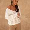 Women 25 UNION | Knitted Shorts With Pockets Caramel