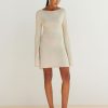 Women 25 UNION | Lucia Viscose Mini Dress Pearl