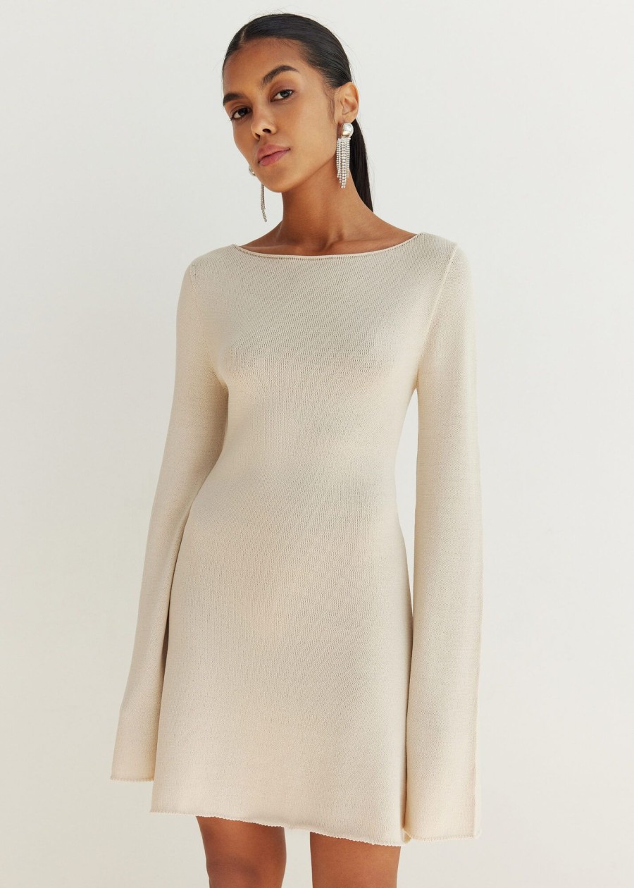 Women 25 UNION | Lucia Viscose Mini Dress Pearl