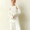 Women 25 UNION | Jumper With Slits On The Shoulders Fantasy Milk