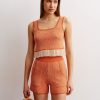 Women 25 UNION | Shorts Ray Of Life Terracotta + Cream