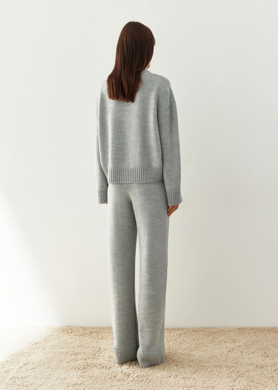 Women 25 UNION | Costume Sweater With Trousers Nidea Gray