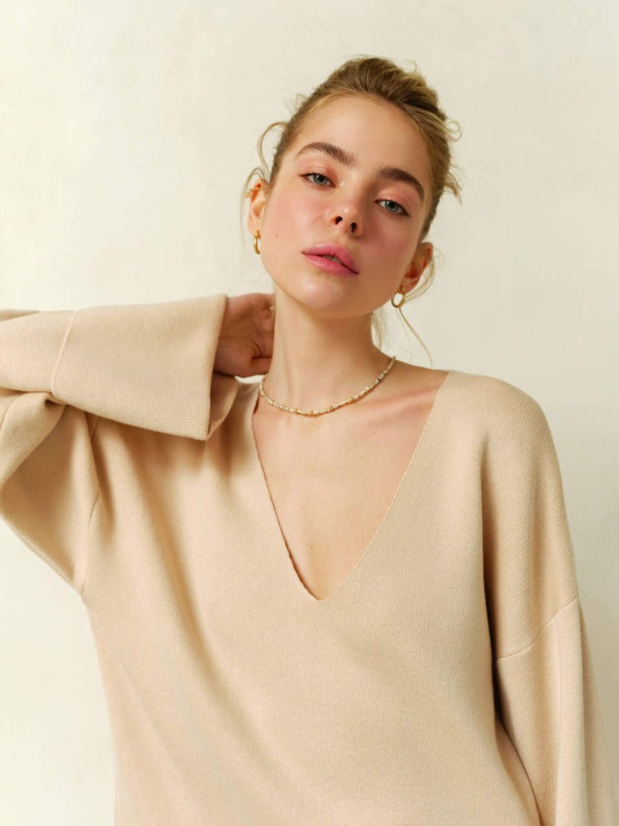 Women 25 UNION | Loose Cut Jumper Windy Cream