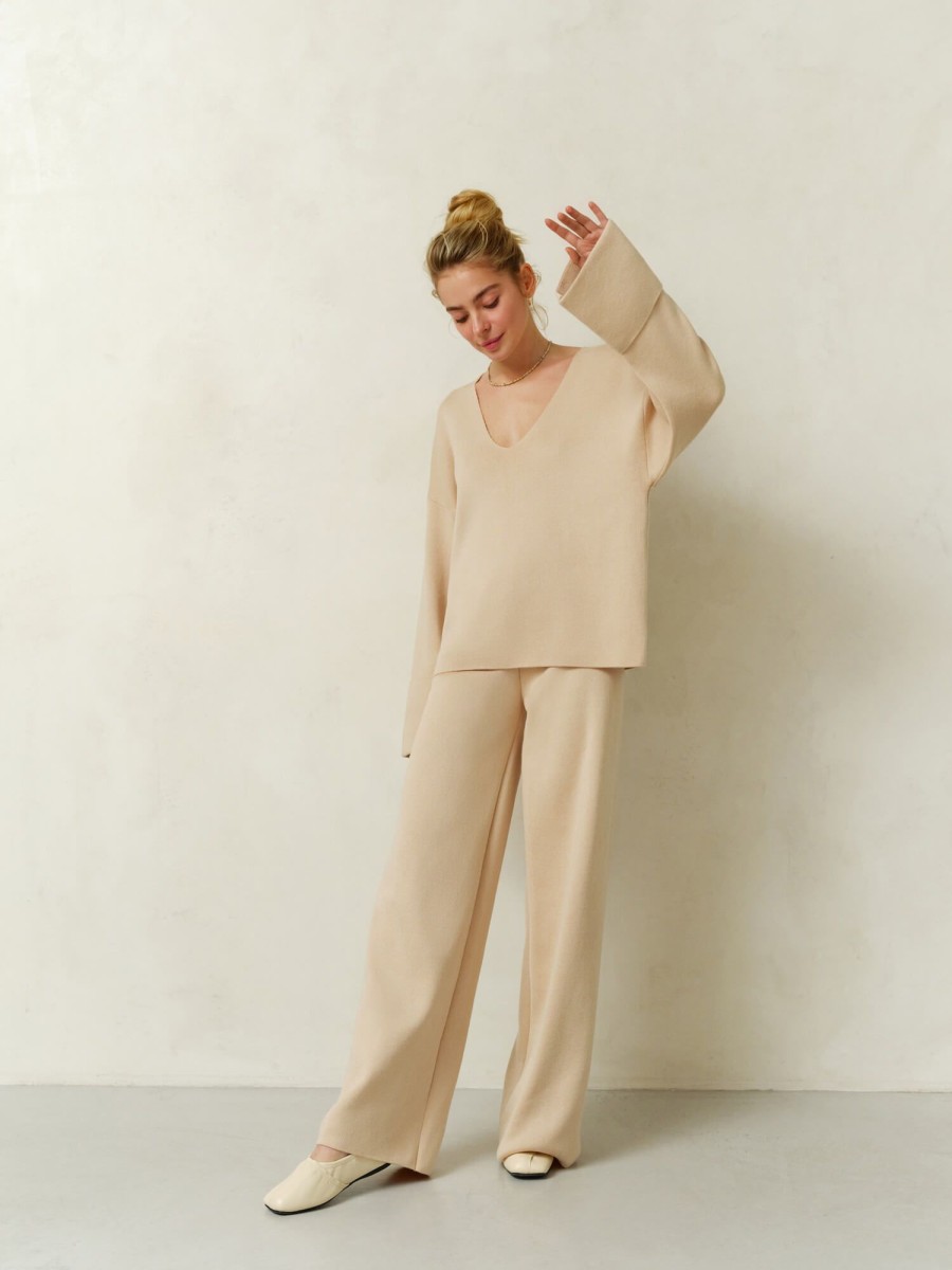 Women 25 UNION | Loose Cut Jumper Windy Cream