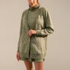 Women 25 UNION | Top With An Animalistic Print Olive