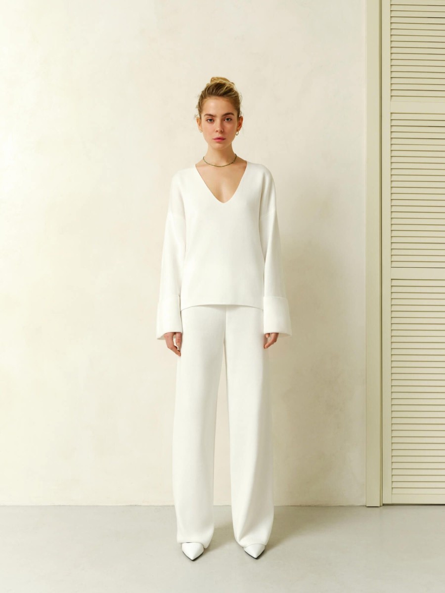 Women 25 UNION | Flare Pants Fly Milk