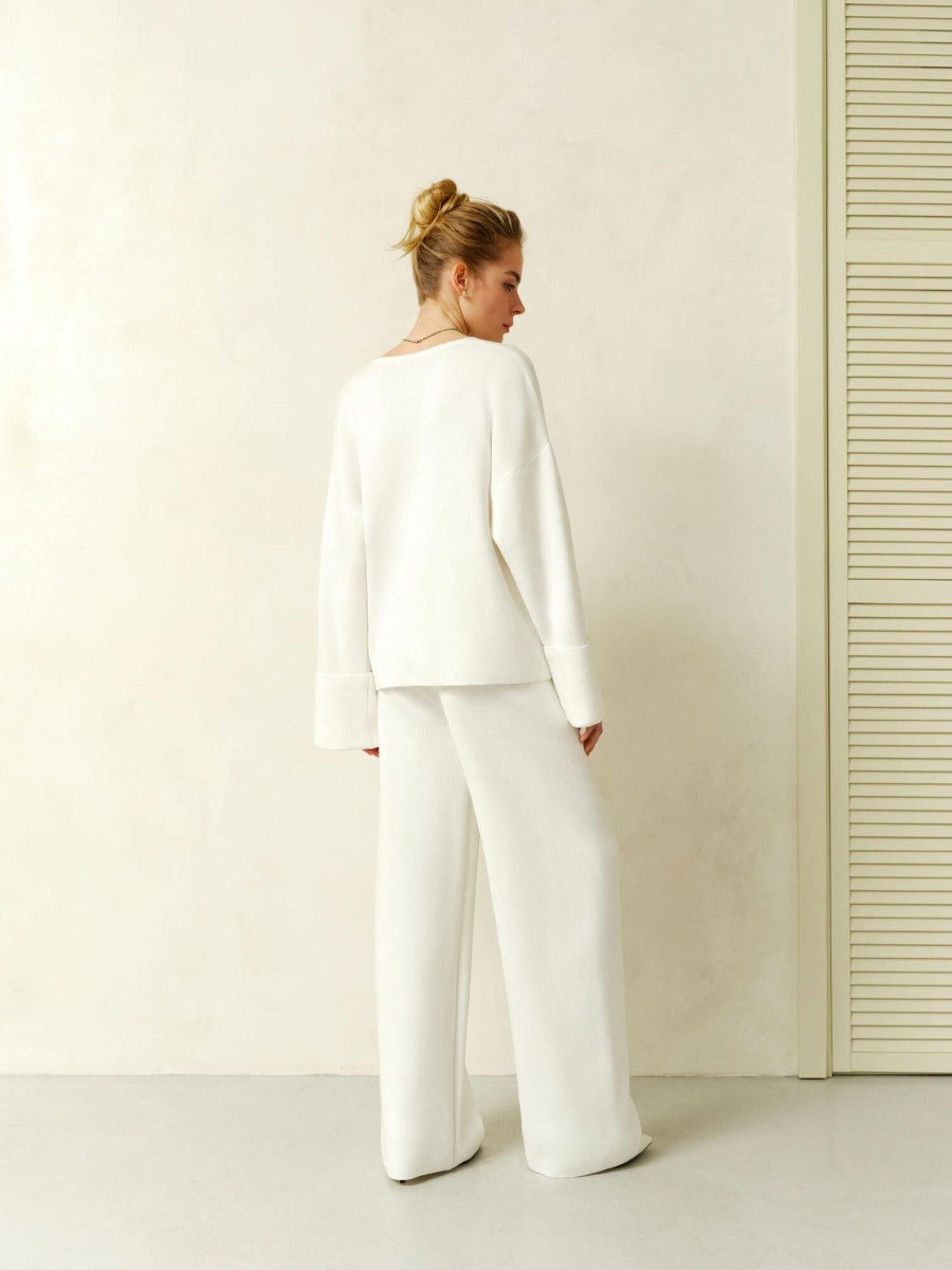 Women 25 UNION | Flare Pants Fly Milk