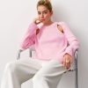 Women 25 UNION | Jumper With Slits On The Shoulders Fantasy Pink