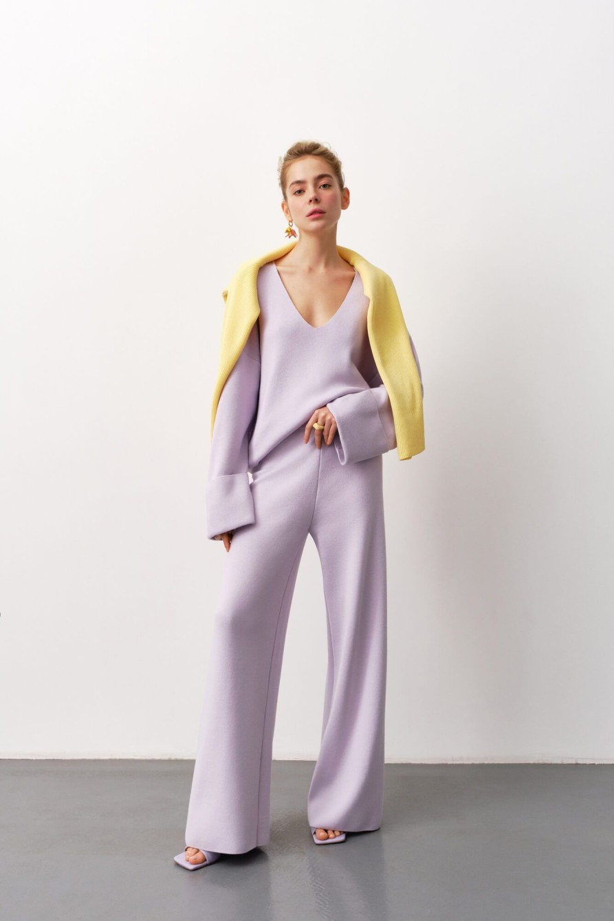 Women 25 UNION | Loose Cut Jumper Windy Lavender