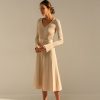 Women 25 UNION | Dress With A-Line Skirt Cream