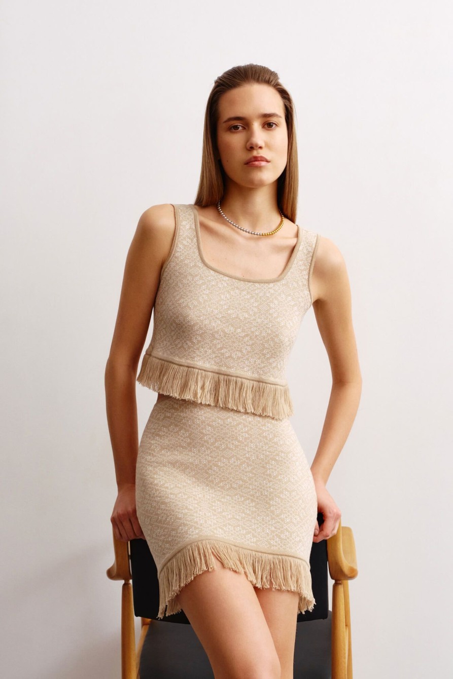 Women 25 UNION | Top Ray Of Life Beige + Milk