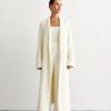 Women 25 UNION | Long Cardigan Coat Milk