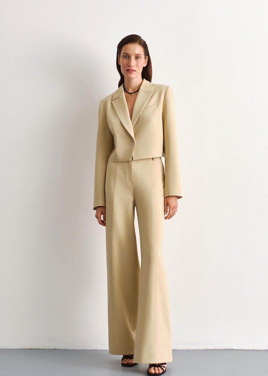 Women 25 UNION | Valerie Suit With Jacket And Trousers Cream