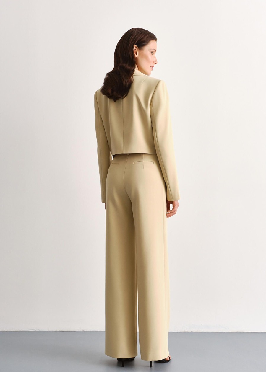 Women 25 UNION | Valerie Suit With Jacket And Trousers Cream