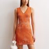 Women 25 UNION | Dress Ray Of Life Terracotta + Cream