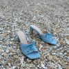 Women 25 UNION | Lace-Up Mules Sandals Blue