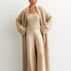 Women 25 UNION | Long Cardigan Coat Cream