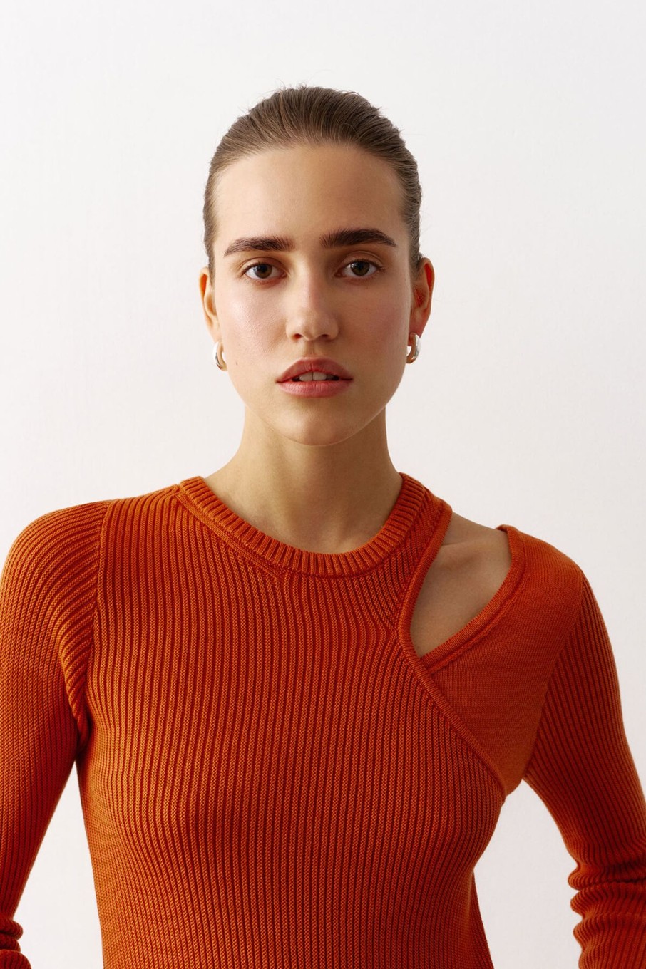 Women 25 UNION | Jumper Combination Of Two Tops Terracotta