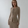 Women 25 UNION | Cardigan Openwork Beige