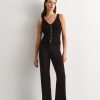 Women 25 UNION | Nelly-Mercy Costume With Top And Striped Pants Black