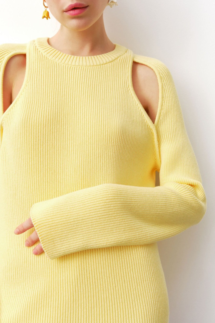 Women 25 UNION | Jumper With Slits On The Shoulders Fantasy Melon